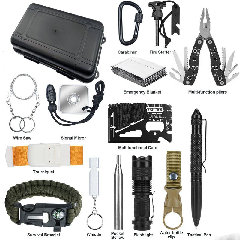 Outdoor Hunting Kit - Hongrui DIY Compacte Draagbare Stootvaste Overlevingsuitrusting