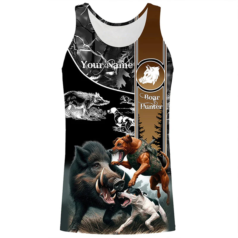 Wildman Hunting & Outdoor Robertson Photos - Op maat gemaakte Boar Hunter tanktop