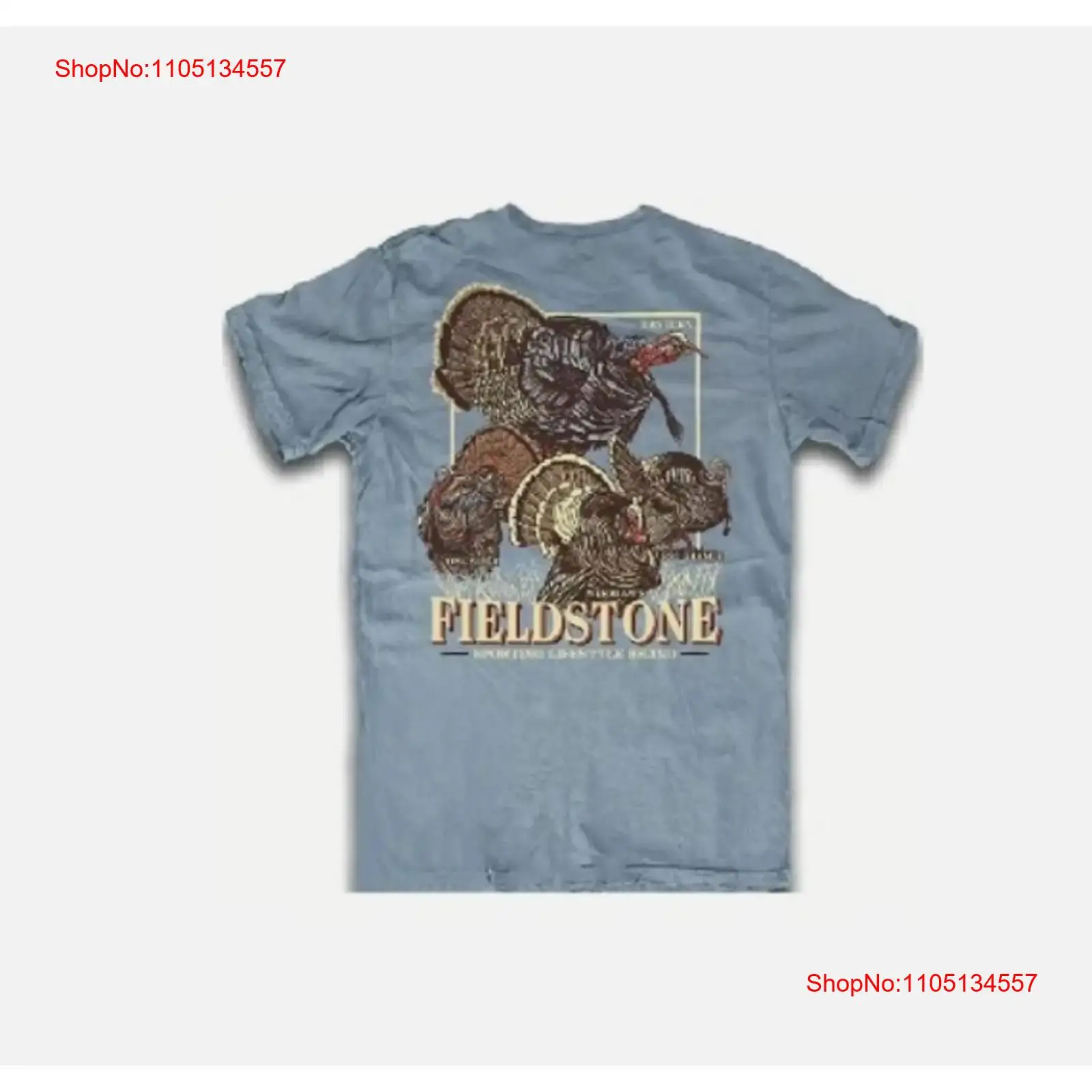Wildman Hunting & Outdoor Robertson Photos - Fieldstone Turkije Jacht T-shirt Grand Slam