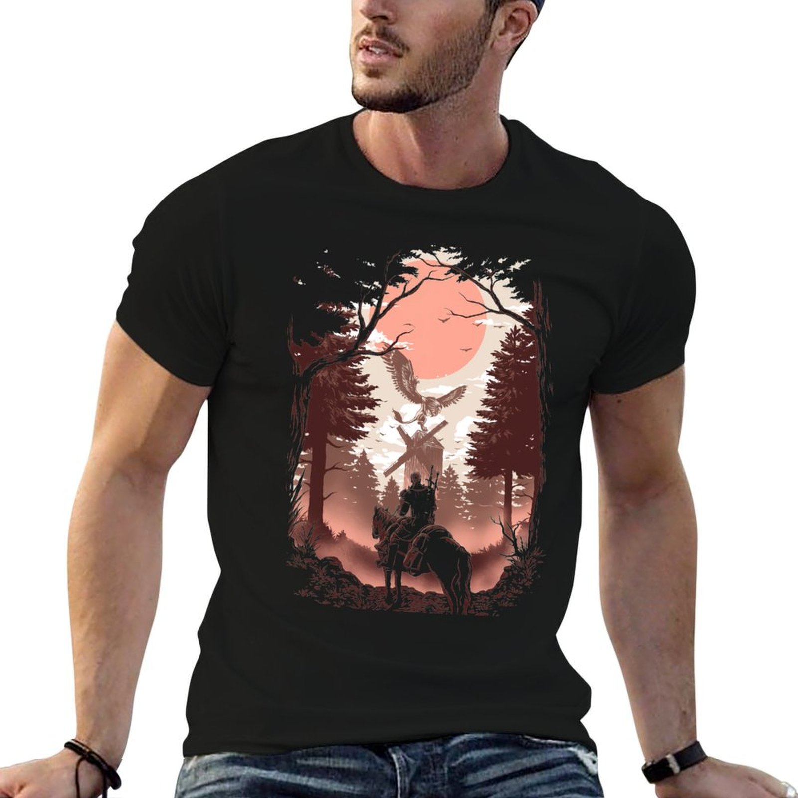 Wildman Hunting & Outdoor Robertson Photos - Het Wild Hunt T-shirt T-shirt voor