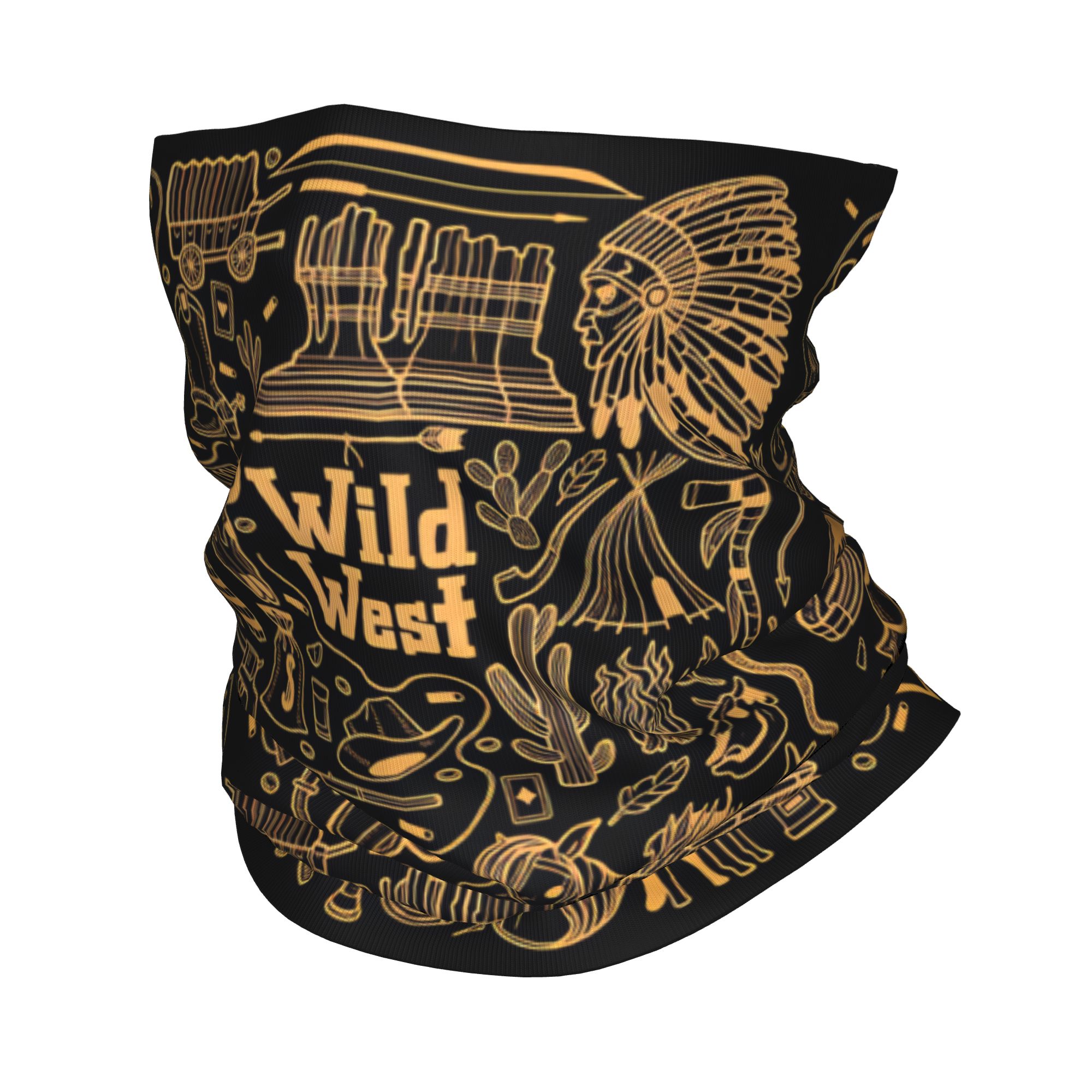 Wildman Hunting & Outdoor Robertson Photos - Outdoor Sport Balaclava Wild West LinePrint