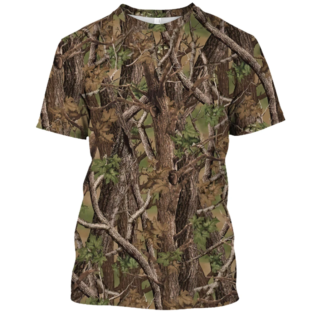 Hunting And Camping In Jungle - Zomer Jungle Camo Pretender T-shirts Outdoor
