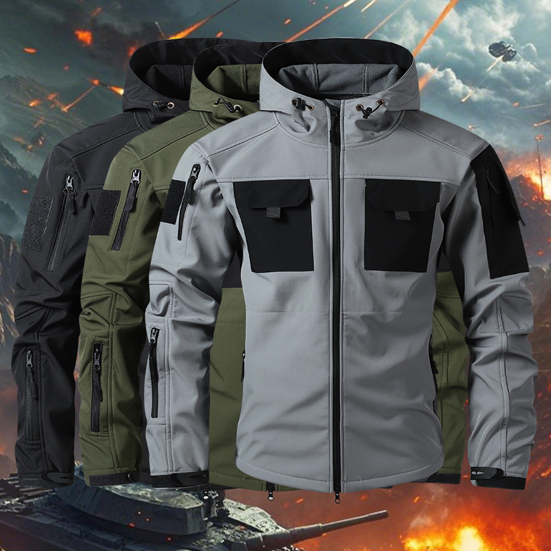Safari Outdoor Hunting Jackets - Heren Tactische Softshell Jassen Waterdicht Winddicht