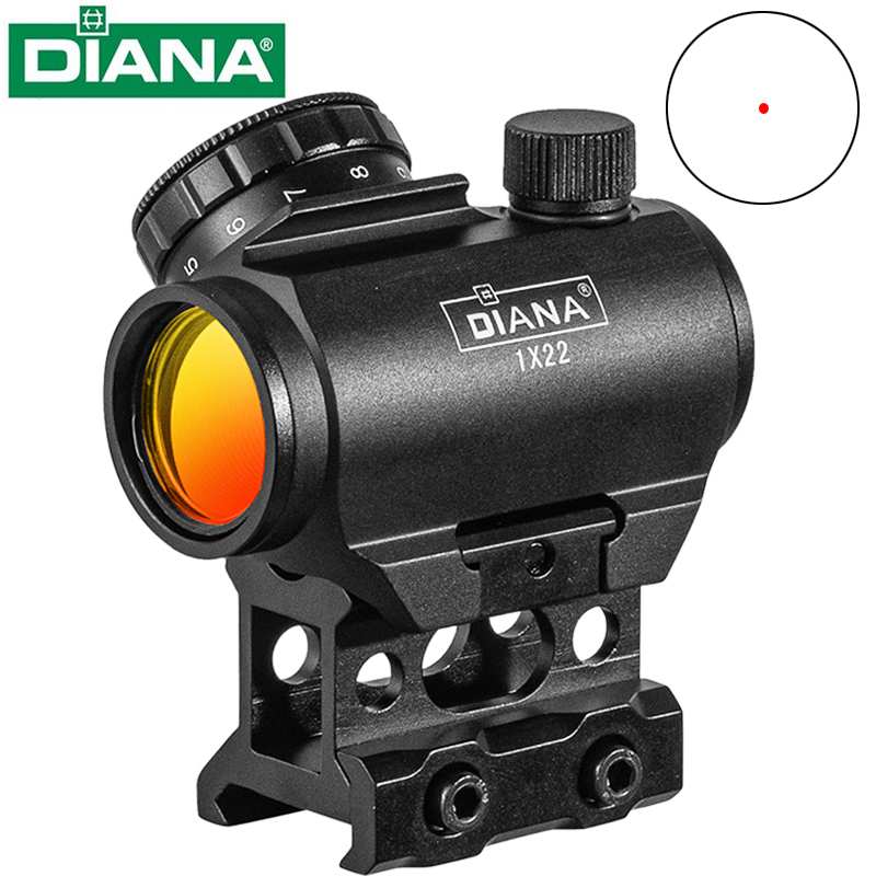 DIANA 1x22 Red Dot Sight 4 MOA - Outdoor Hunting Lab recensie en prijs
