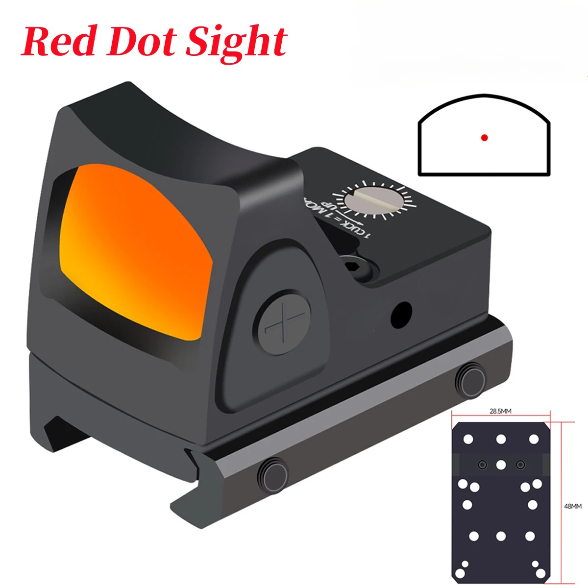 Mini Red Dot Sight Tactische O - Outdoor Hunting Lab recensie en prijs