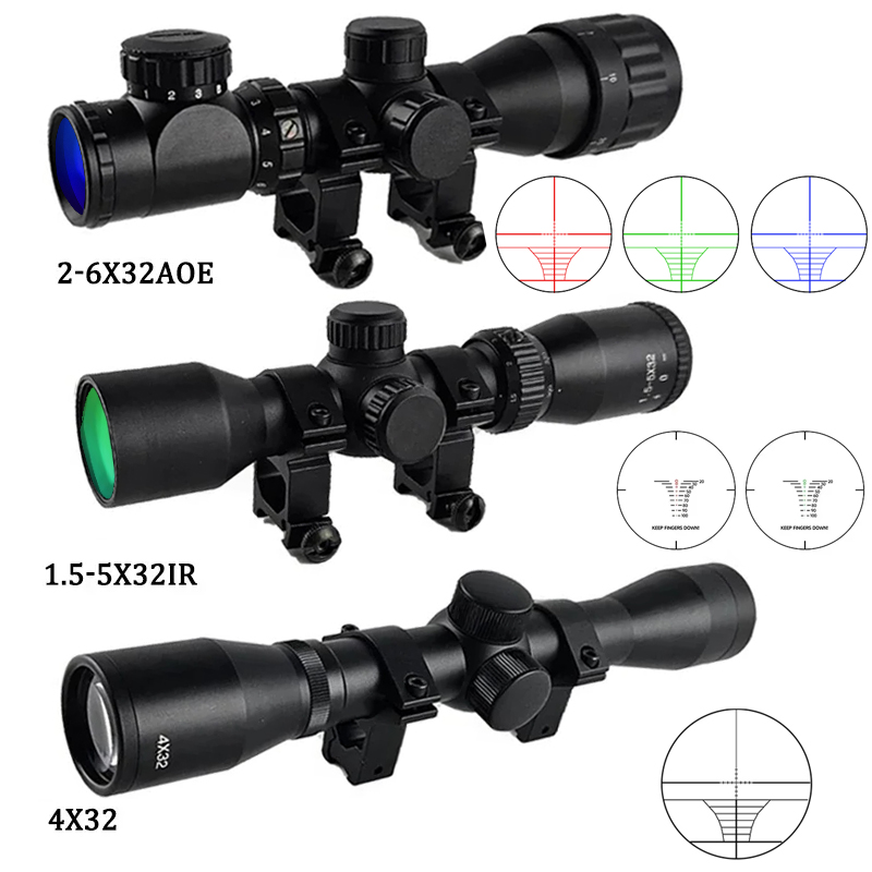 4x32 1.5-5x32IR 2-6X32AOE Tact - Crossbow Scope Sight recensie en prijs