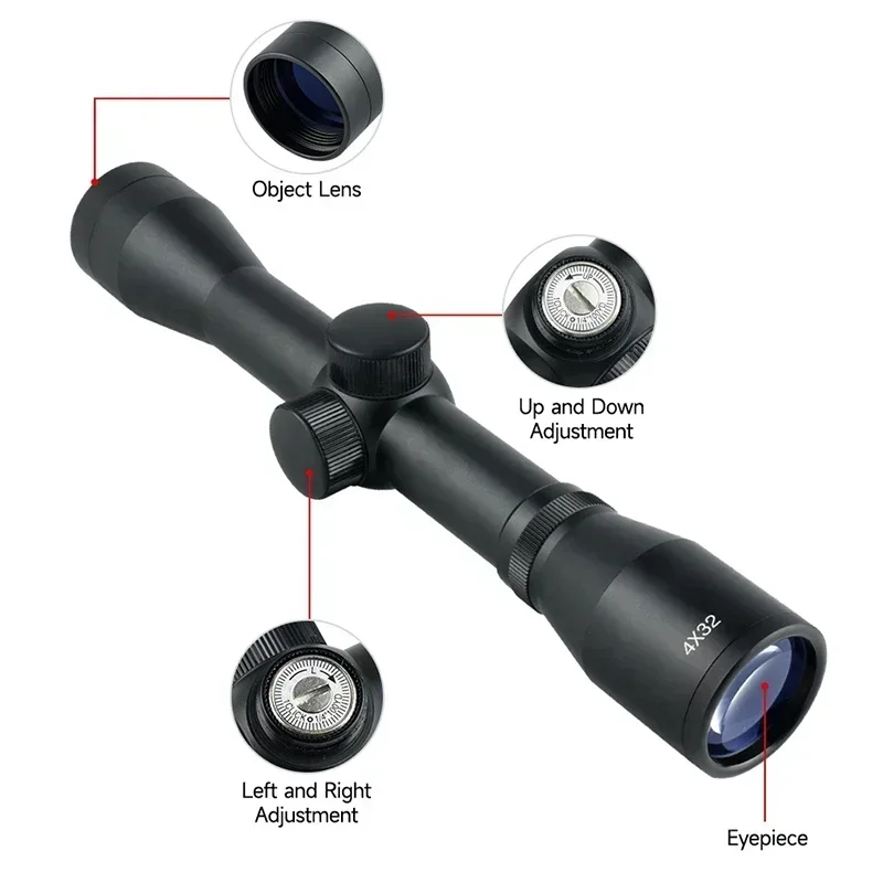 4x32 1.5-5x32IR 2-6X32AOE Tact - Crossbow Scope Sight recensie en prijs