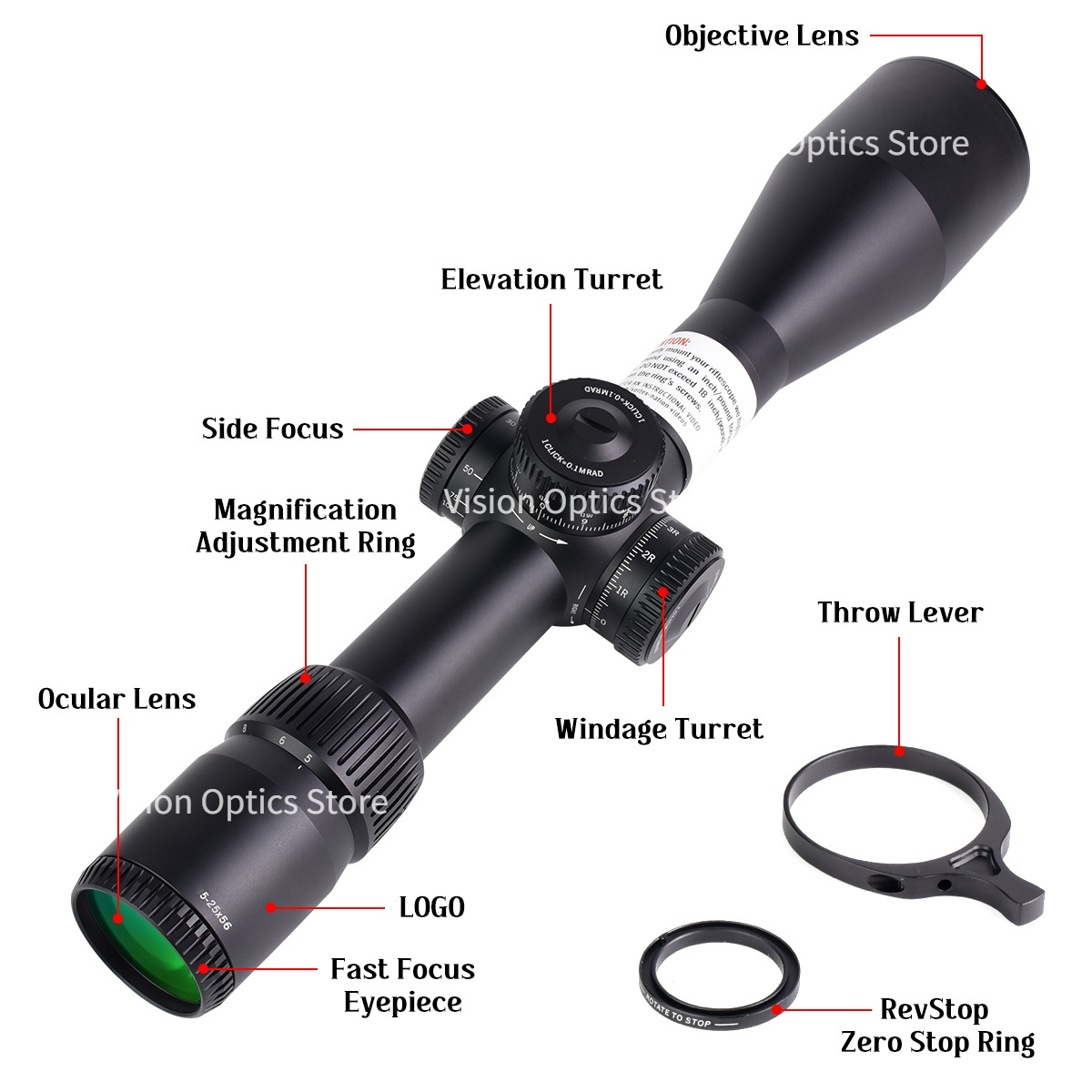 VT 5-25X56 (FFP) Tactische Opt - Outdoor Hunting Lab recensie en prijs