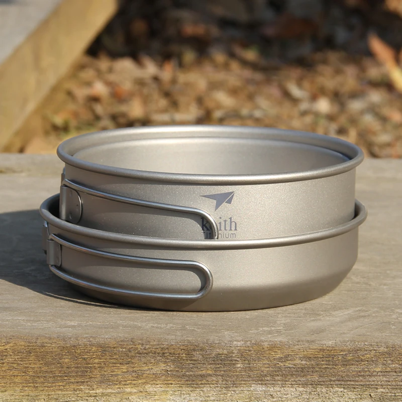 Keith 3PCS Titanium Kookgerei  - Outdoor Hunting Kit recensie en prijs