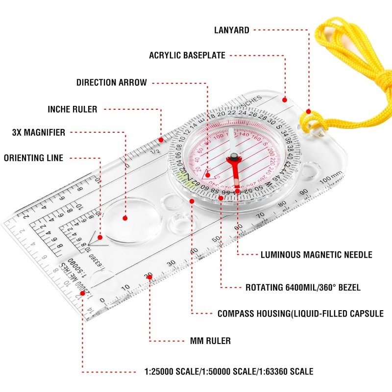 1-10 stuks kompas navigatiekaa - Outdoor Hunting Maps recensie en prijs