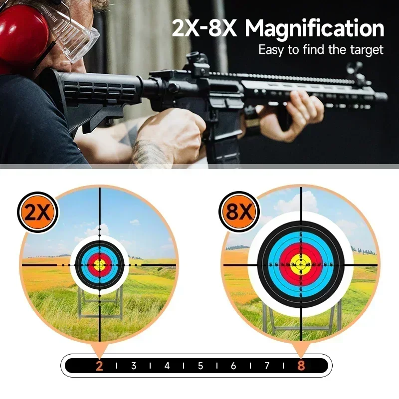 2-8x20IR Jacht Richtkijkers Ou - Crossbow Scope Sight recensie en prijs