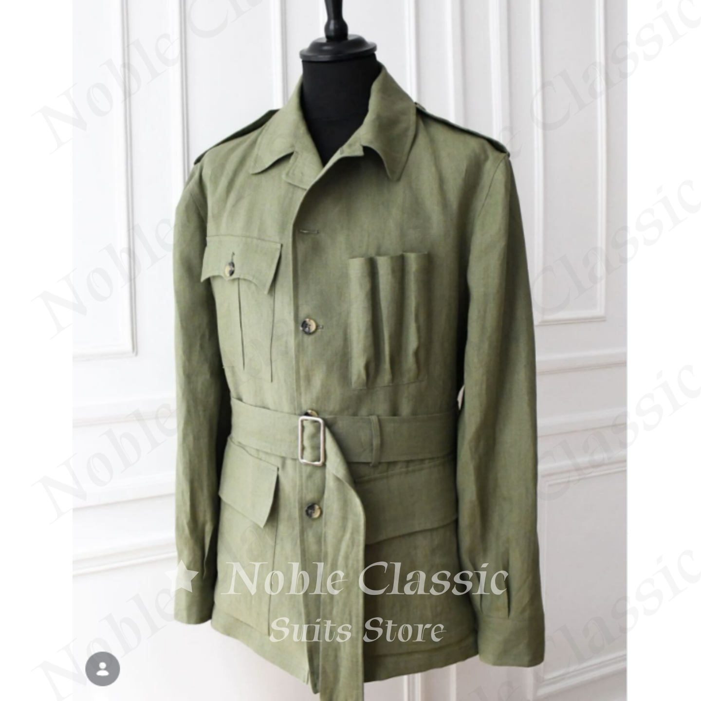 Heren linnen safarijas vintage - Safari Outdoor Hunting Jackets recensie en prijs